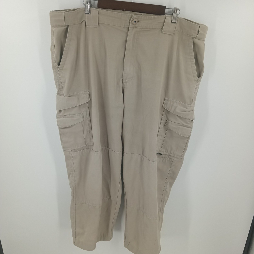 Tru-Spec 24-7 Series Tactical Cargo Pants Khaki Tan Ripstop Mens 42x30